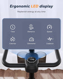 MERACH Exercise Bike, Brake Pad Stationary Bike with Exclusive App, Low Noise Indoor Cycling Bike with 300lbs Weight Capacity, Tablet Mount and Fitness Courses for Weight Loss