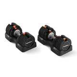 Set of Two NordicTrack 55 lb. Adjustable Dumbbells