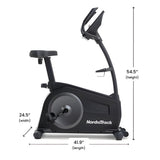NordicTrack G LE Upright Bike for More Comfortable Recovery Workouts