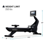 NordicTrack RW700; iFIT-enabled Rower with 10” Pivoting Touchscreen