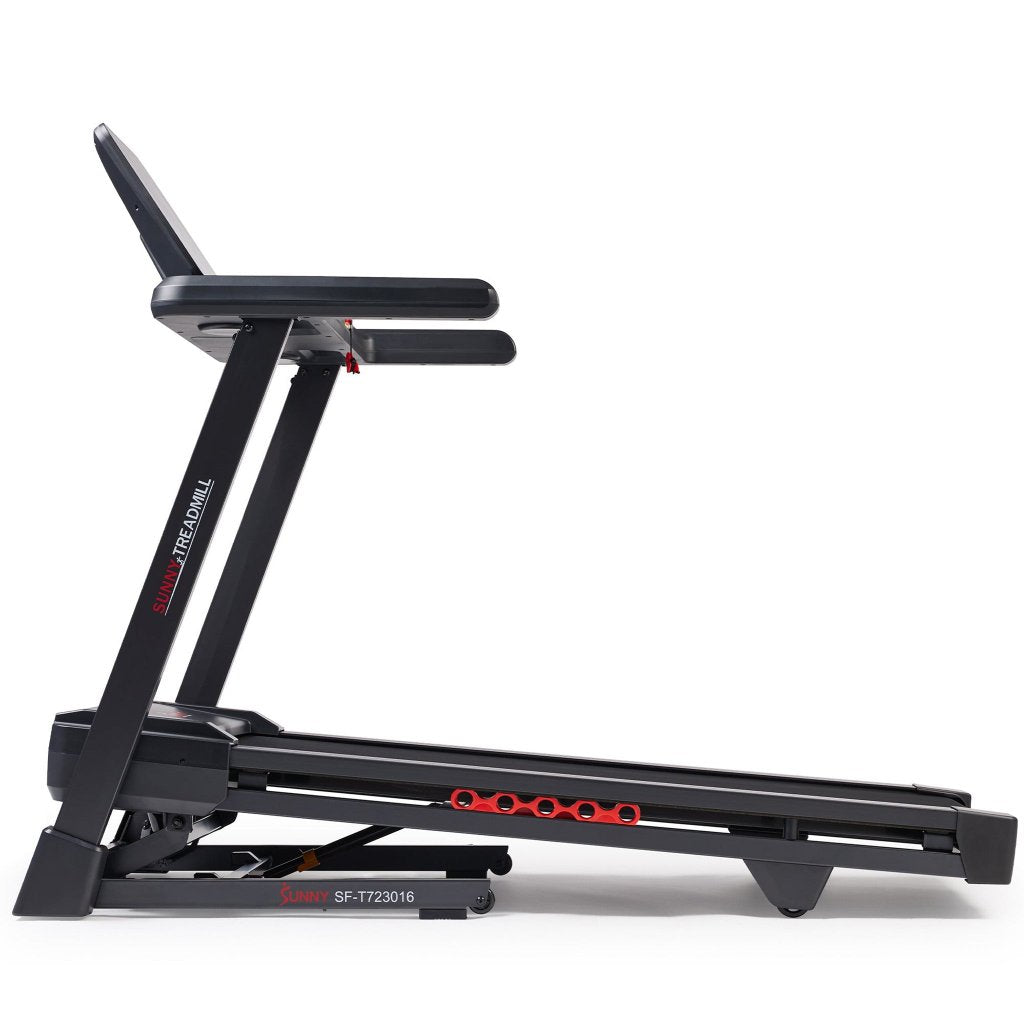 Sunny Health Fitness Elite Smart Auto Incline 20” Deck Treadmill