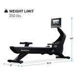 NordicTrack RW700; iFIT-enabled Rower with 10” Pivoting Touchscreen